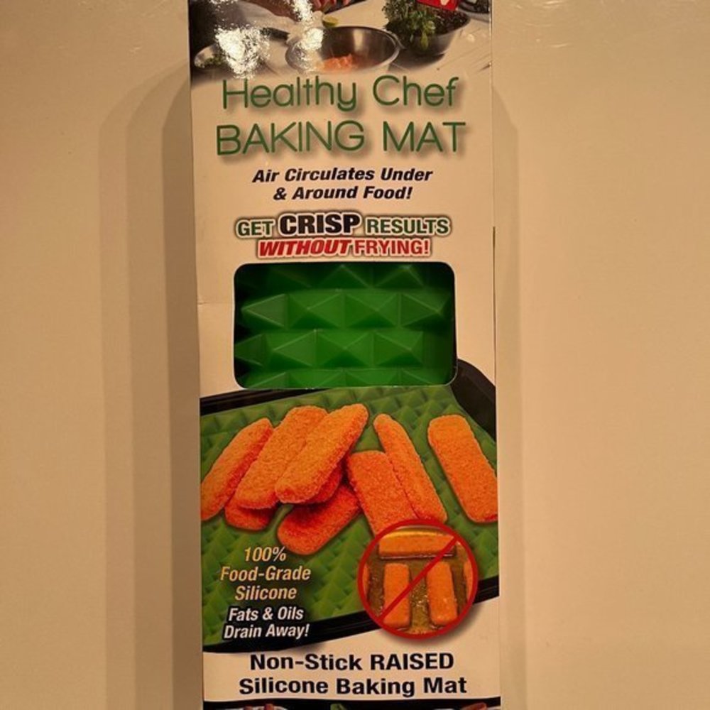 As Seen on tv - Baking‎ Mat - Non-stick Silicone Making Mat -Healthy Chef- Green